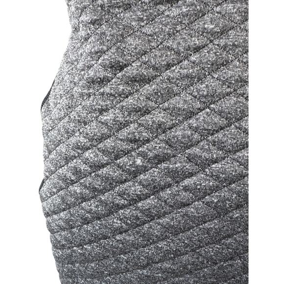 SMARTWOOL Diamond Peak Quilted Dress SW000325 Black Gray Medium - Picture 5 of 8